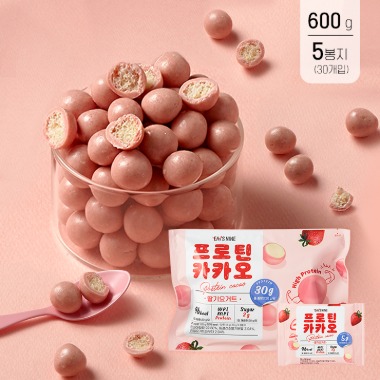 잇츠나인 프로틴카카오 딸기요거트 5봉지(30개입)