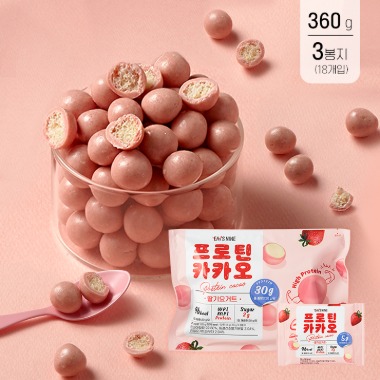 잇츠나인 프로틴카카오 딸기요거트 3봉지(18개입)