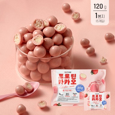 잇츠나인 프로틴카카오 딸기요거트 1봉지(6개입)